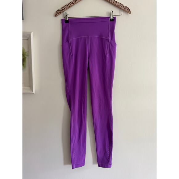 LULULEMON Swift Speed High-Rise Tight 28" in Moonlit Magenta Size 4 - Picture 4 of 7
